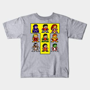 8-bit Classic Teenage Titans Kids T-Shirt